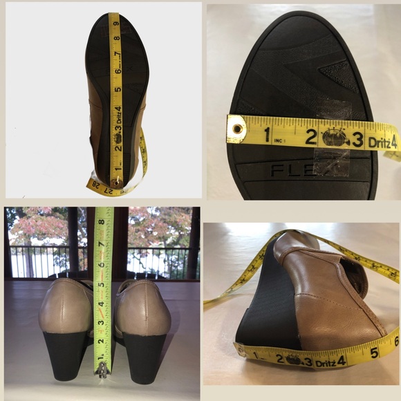 LIFE STRIDE Wedge Ankle Boots Slip-On Beige NWOB (10 M) - Picture 14 of 15